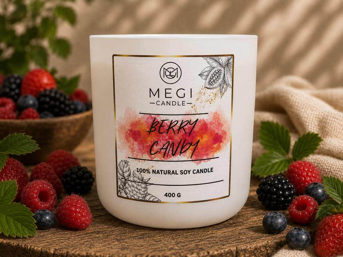 MEGI Candle Berry Candy