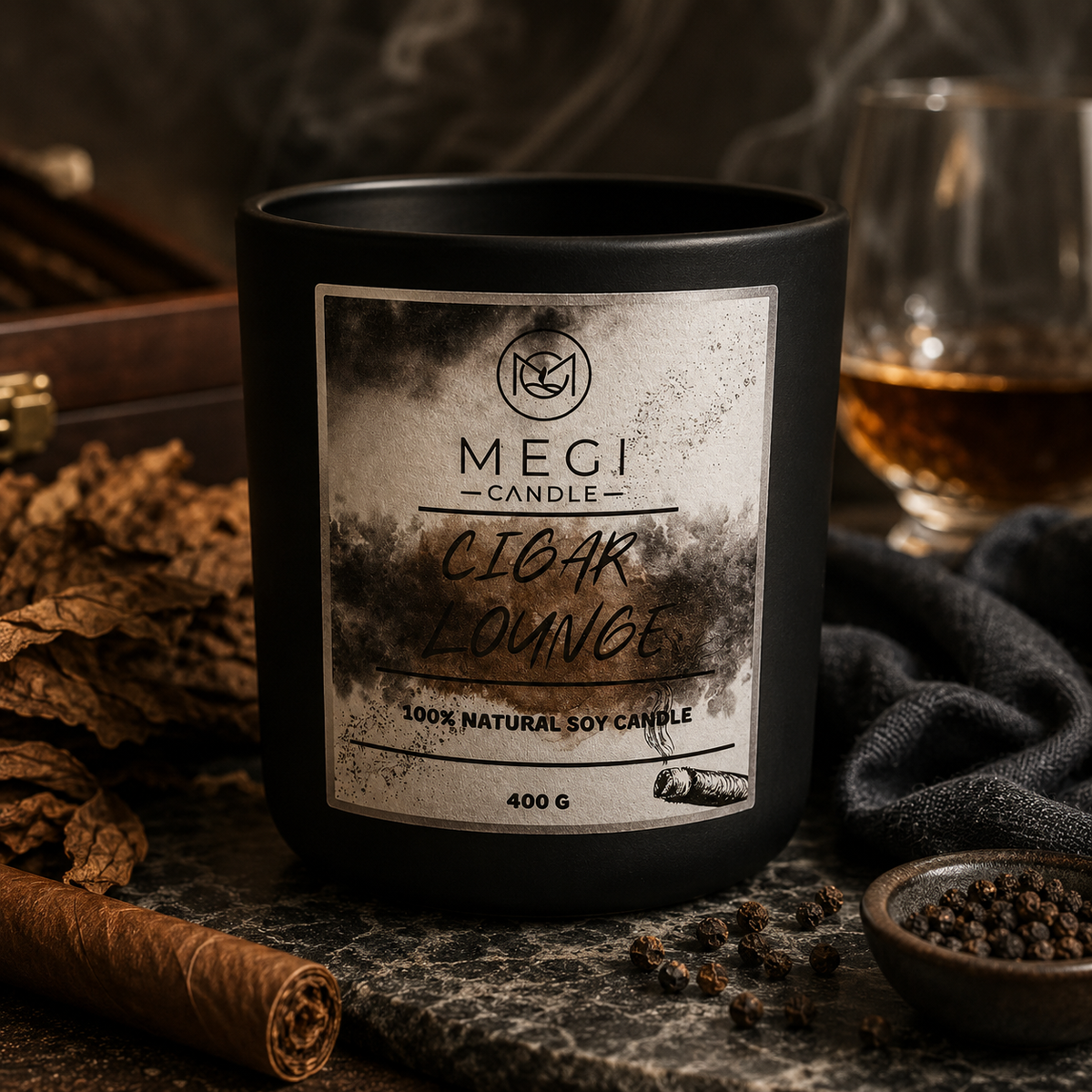 MEGI Candle  Cigar Lounge