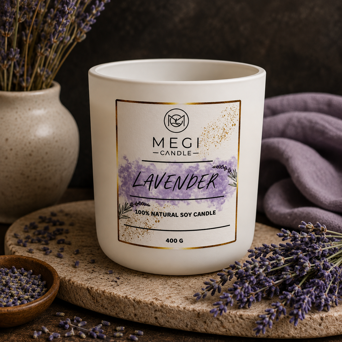 MEGI Candle  Lavender