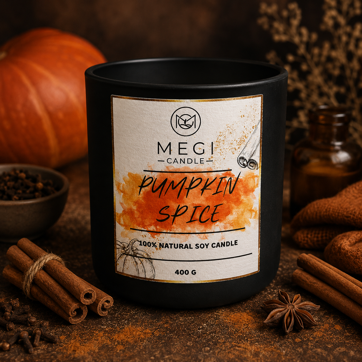 MEGI Candle  Pumpkin Spice