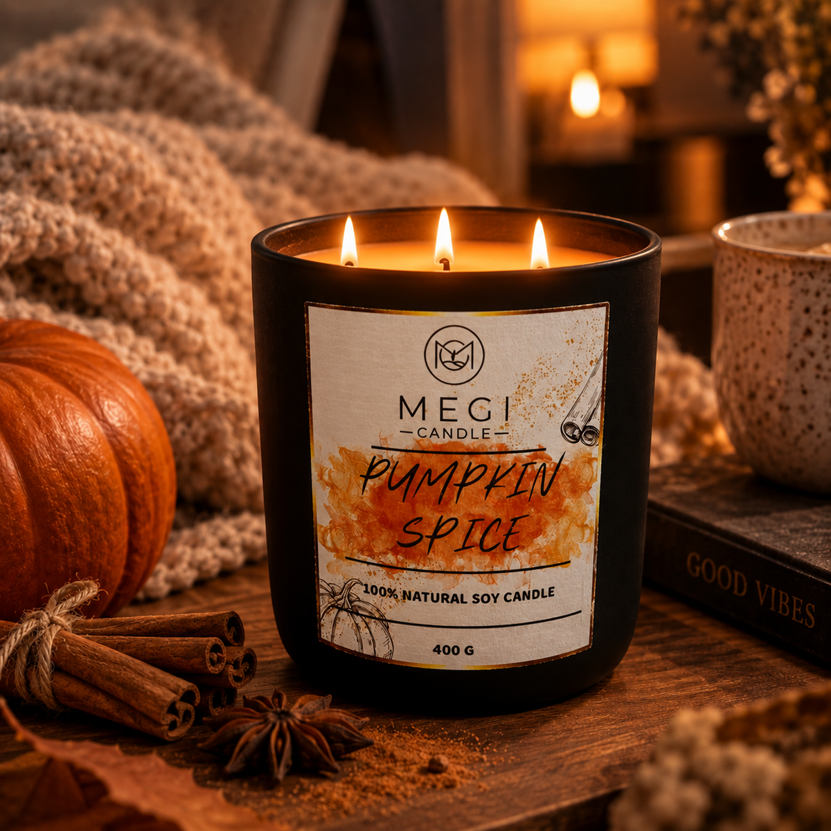 MEGI Candle  Pumpkin Spice
