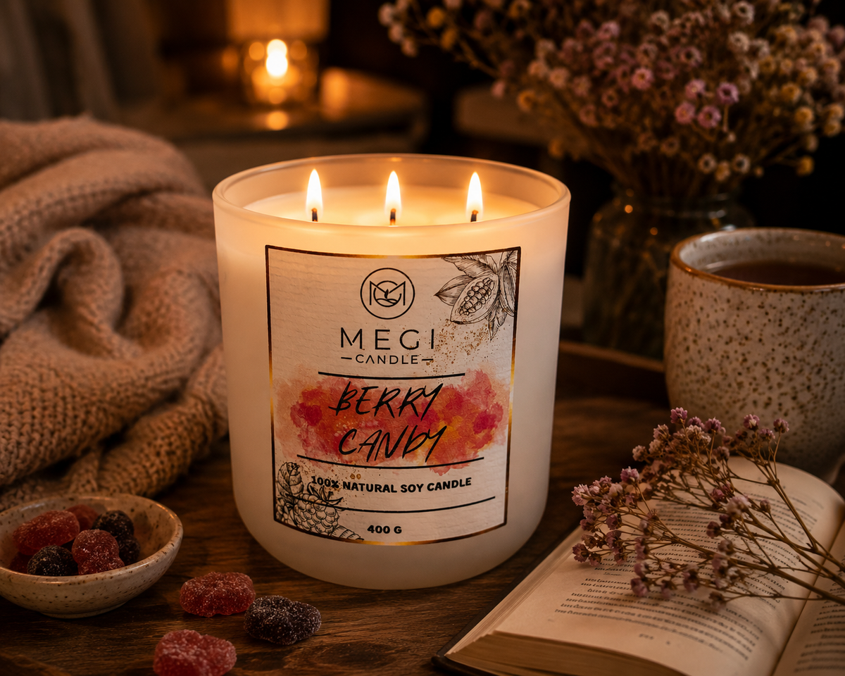 MEGI Candle Berry Candy