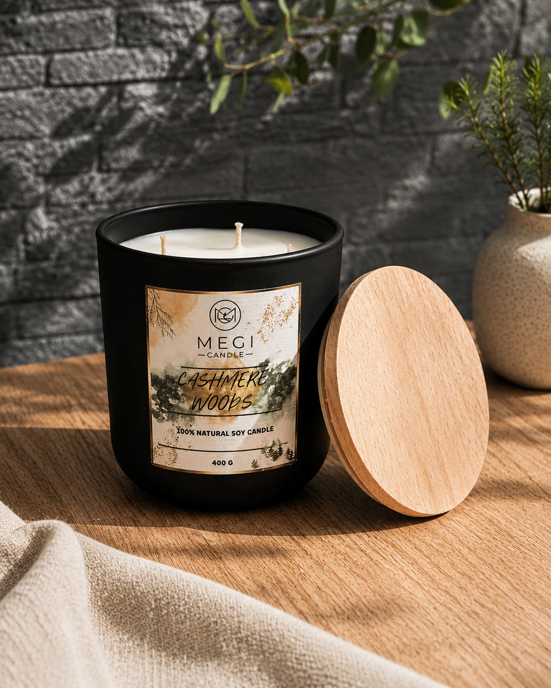 Trælåg til MEGI Candle